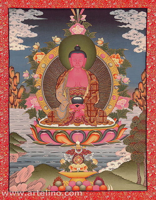 Amitabha Thangka.