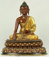 Buddha Statue aus Nepal.