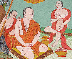 Detail from Thangka