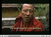 Lhasa and Tibet. Interview with a Tibetan monk.