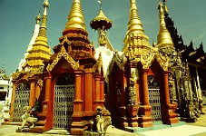Shwedagon Pagoda in Rangoon.