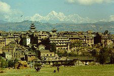 Nepal Bhaktapur - view.