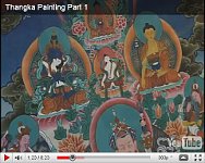 Video of Thangka Painting Part 1