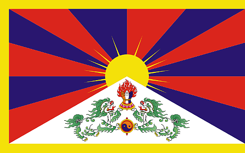 Tibetan flag.