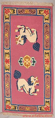 Tibetan Snow Lion Rug.