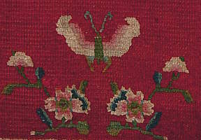 Butterfly Symbol on Tibetan rugs