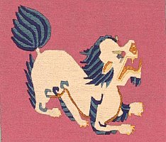 Snow Lion - Tibetan rug.