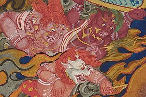 Detail from Buddha Life