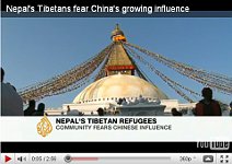 Tibetan Stupa in Bodnath.