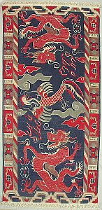 Dragons and Phoenix Rug