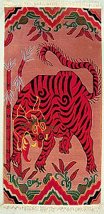 Traditional Tibetan Tiger Rug