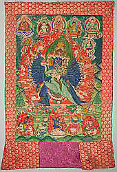 Yamantaka Thagka 19th Century.