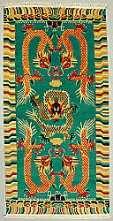 Four Dragons - Tibetan Rug Design